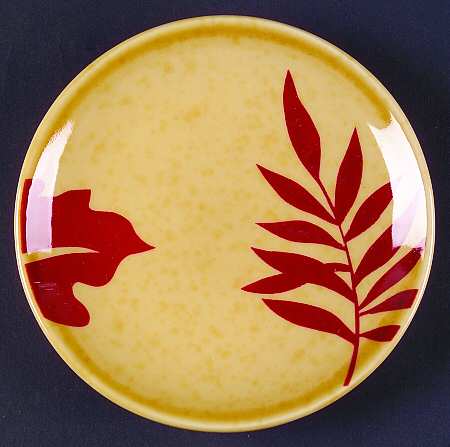 Sunset Palm Canape Plate