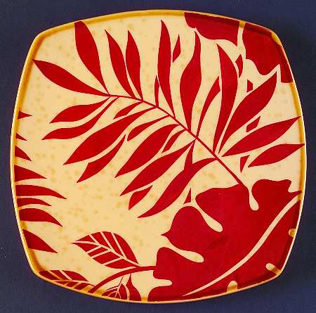 Sunset Palm Salad Plate