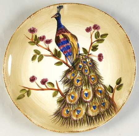 Peacock Salad Plate