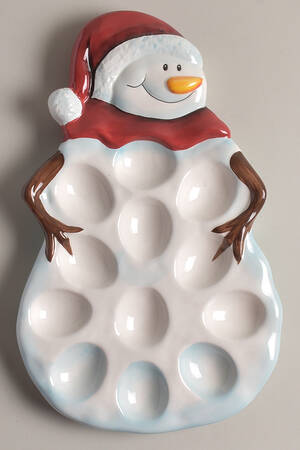 Winterland Deviled Egg Plate