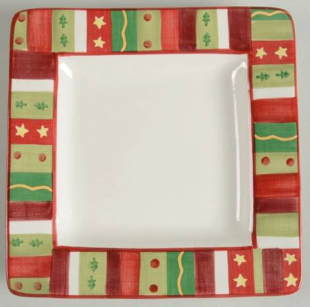 Winterland Square Salad Plate
