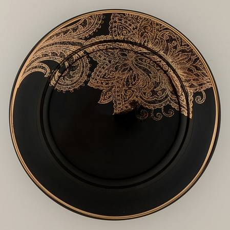 Gilded Noel Salad Plate