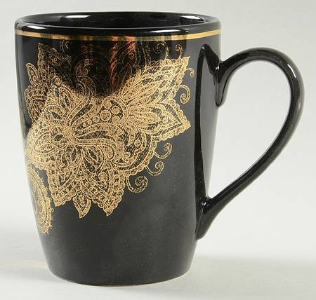 Gilded Noel Mug
