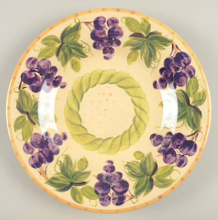 Provincial Grapes Melamine Dinner Plate