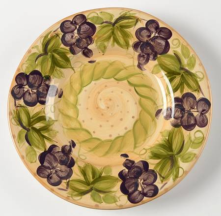 Provincial Grapes Salad Plate