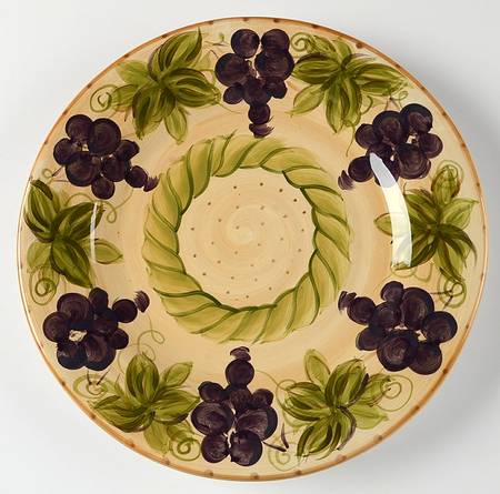 Provincial Grapes Dinner Plate