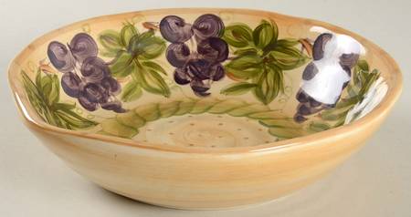 Provincial Grapes 8" Soup/Pasta Bowl