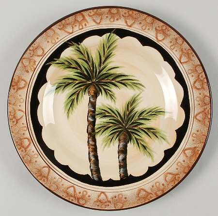 Palm Tree Salad Plate