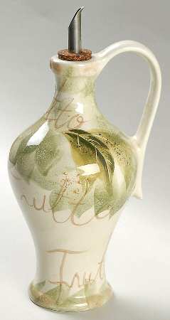 Mixed Fruits Oil Jar & Drizzle Spout