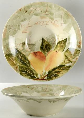 Mixed Fruits 9" Round Vegetable Bowl