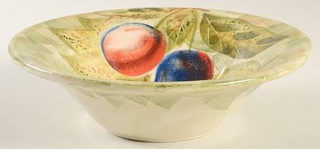 Mixed Fruits 9" Round Vegetable Bowl