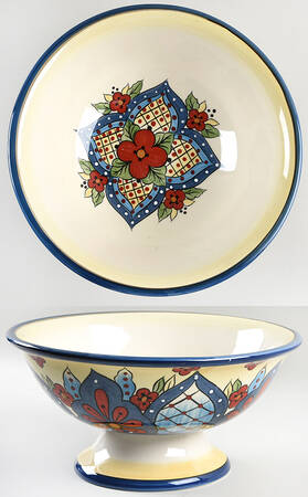 Toluca Footed Bowl