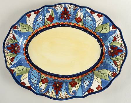 Toluca 18" Oval Serving Platter