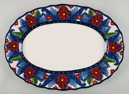 Toluca 17" Oval Serving Platter