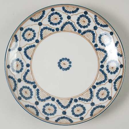 Vintage Modern (Hand Painted) Salad Plate