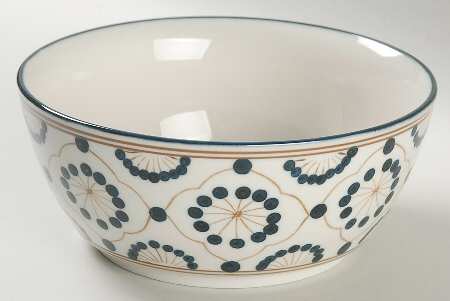 Vintage Modern (Hand Painted) Soup/Cereal Bowl