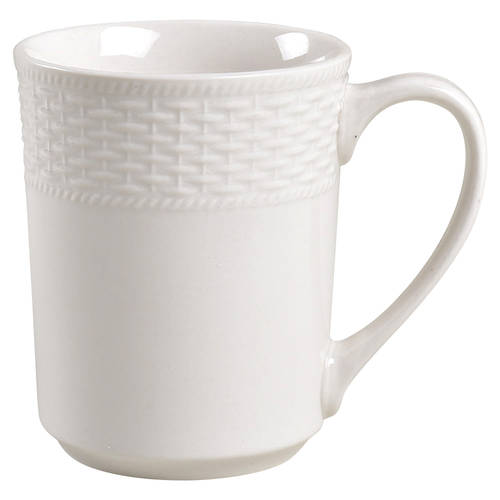 Basketweave Mug by Tabletops Unlimited