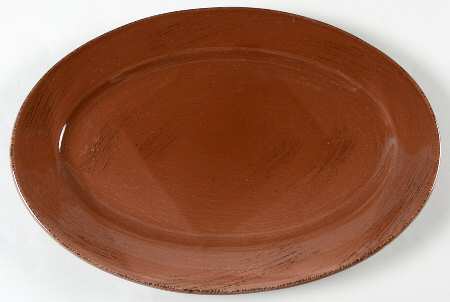 Sonoma Chocolate 12" Oval Serving Platter