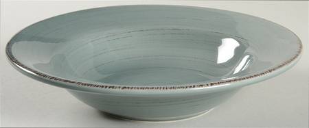 Sonoma Slate Blue Large Rim Soup Bowl