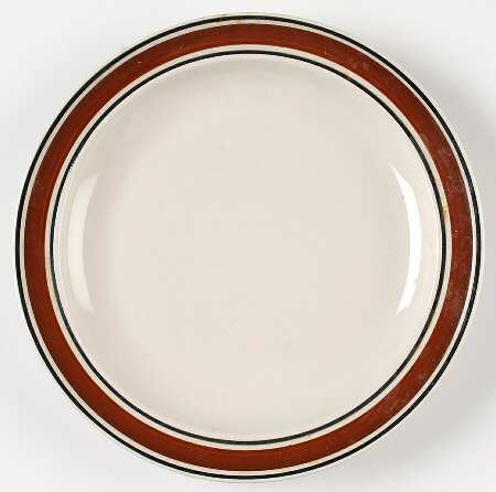 Halo Brown Salad Plate