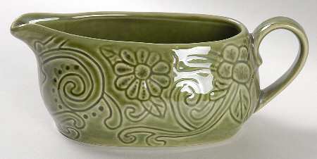 Laguna Green Gravy Boat