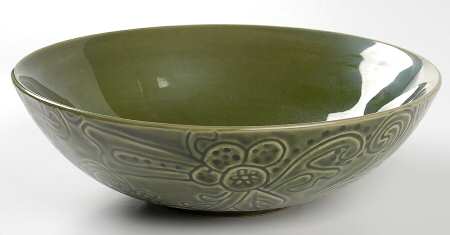 Laguna Green 7" Individual Pasta Bowl