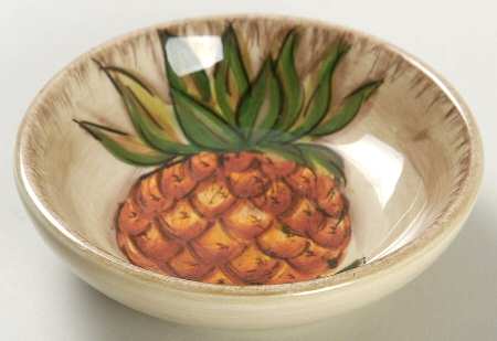 Tropical Pineapple Individual Dip Dish