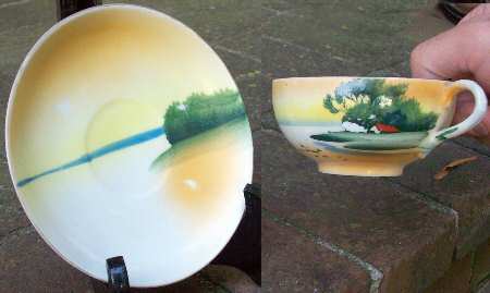 TKI50 Flat Cup & Saucer Set