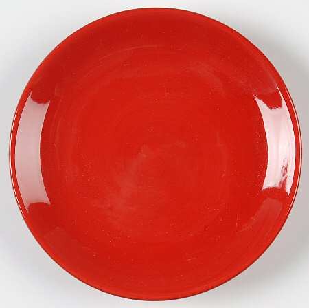 Misto Red Canape Plate