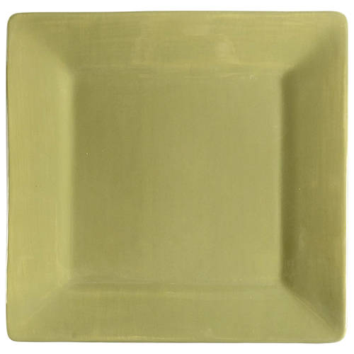 Misto Green Square Dinner Plate by Tabletops Unlimited