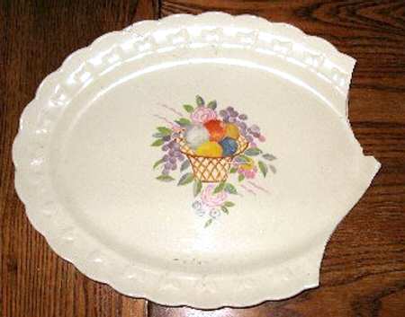 TST957 12" Oval Serving Platter