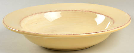 Big Is Great Yellow Large Rim Soup Bowl