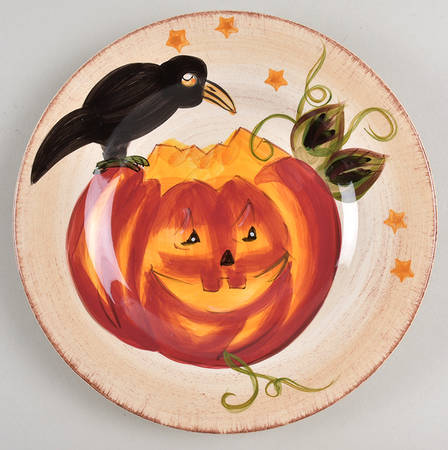 Halloween Wonderland Salad Plate