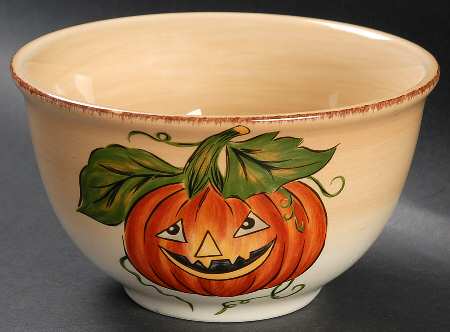 Halloween Wonderland Soup/Cereal Bowl