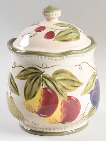 Francesca Large Canister & Lid