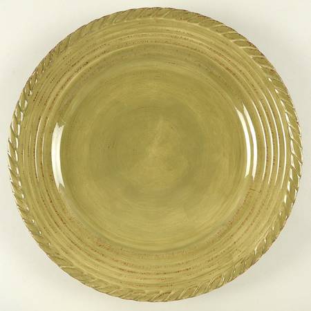 Lucca Green Service Plate (Charger)