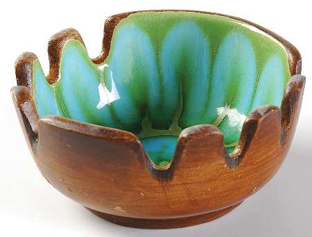 Sea Life Green 4" Ashtray