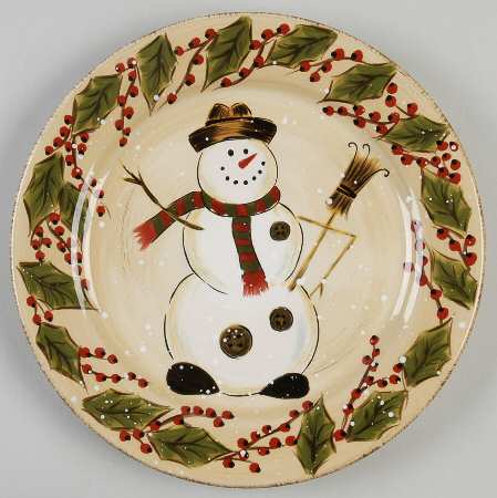 Snowstorm Salad Plate