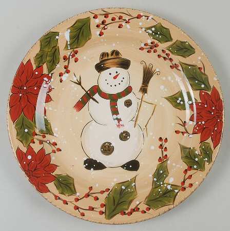 Snowstorm Dinner Plate