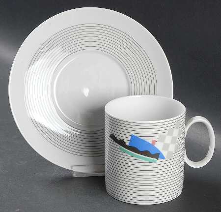 THO445 Flat Cup & Saucer Set