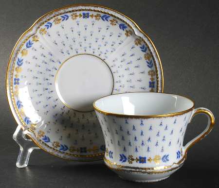 Anjou Footed Cup & Saucer Set