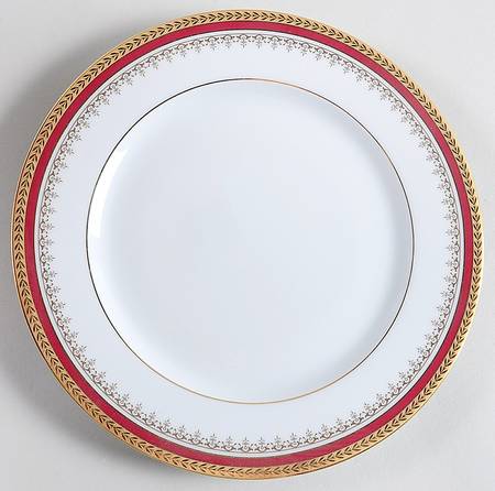 Couronne de Monaco (Red) Salad Plate