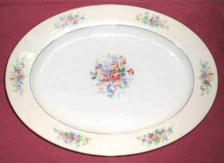 THU393 16" Oval Serving Platter