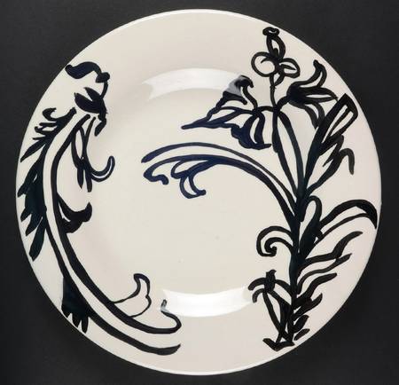 Antique Fern Dinner Plate