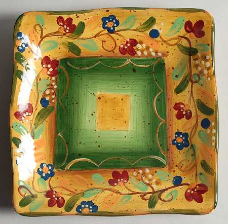 Lorraine Square Salad Plate