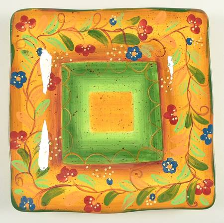 Lorraine Square Dinner Plate by Tabletops Unlimited