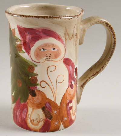 Old World Santa Latte Mug