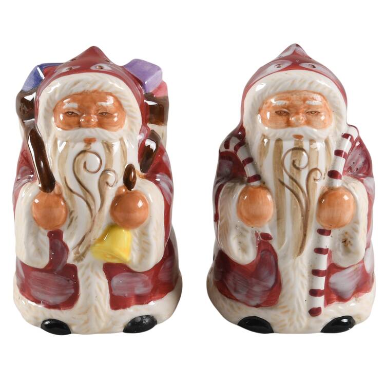 Old World Santa Figural Salt and Pepper