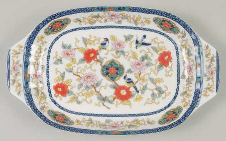 Canton Handled Cake Plate