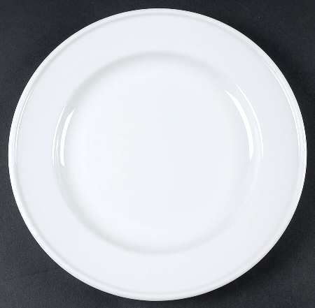 Cabana White Salad Plate